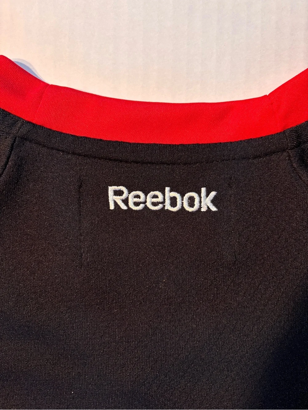 Reebok NHL Chicago Blackhawks Youth L/XL Black Blank Hockey Jersey